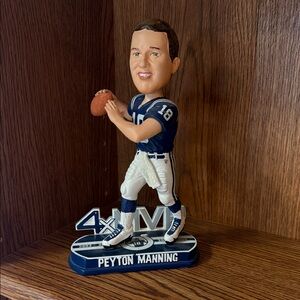 Peyton Manning Indianapolis Colts forever on the field bobble head